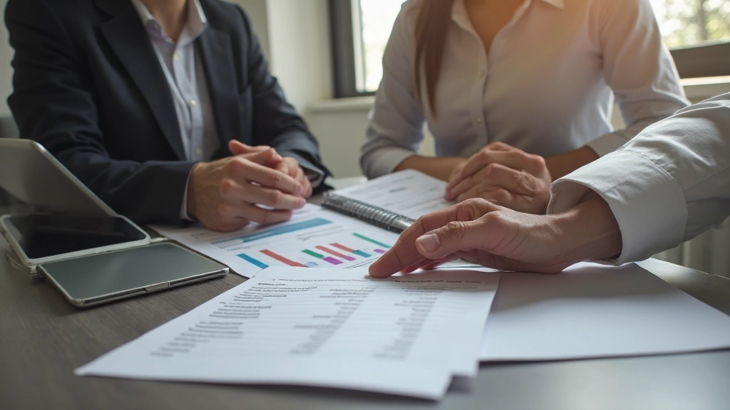 Financieel adviseur in gesprek met cliënt, spaarstrategieën en investeringsopties besprekend